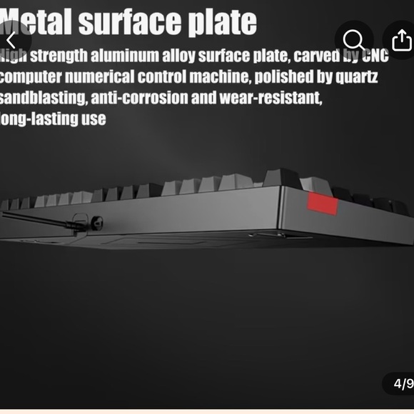 Pink Wireless Keyboard - Picture 3 of 9